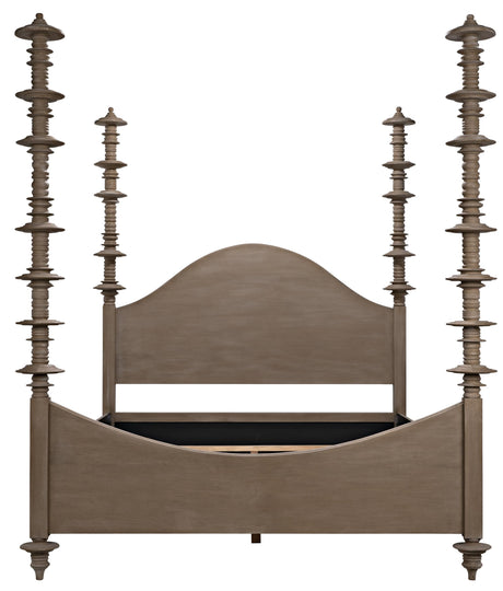 NOIR Ferret Bed Queen Weathered