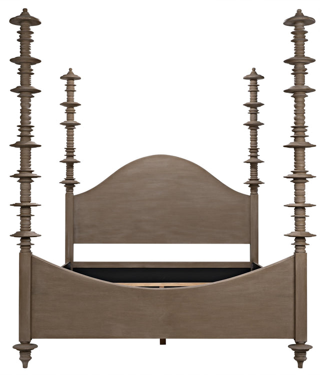 NOIR Ferret Bed Queen Weathered