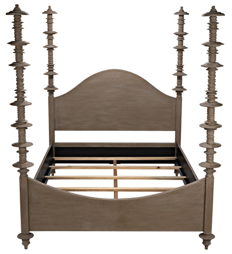 NOIR Ferret Bed Queen Weathered