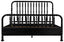 NOIR Bachelor Bed Eastern King Hand Rubbed Black