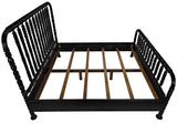 NOIR Bachelor Bed Eastern King Hand Rubbed Black