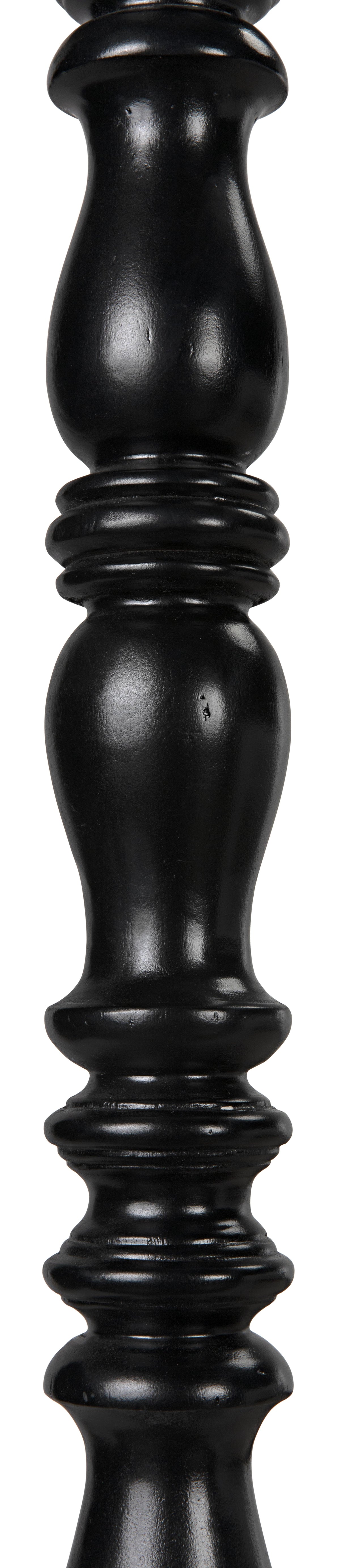 NOIR Bachelor Bed Eastern King Hand Rubbed Black