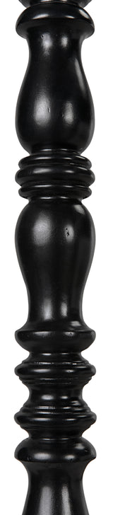 NOIR Bachelor Bed Eastern King Hand Rubbed Black