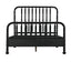 NOIR Bachelor Bed Queen Hand Rubbed Black