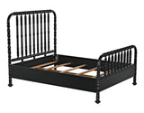 NOIR Bachelor Bed Queen Hand Rubbed Black