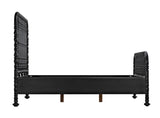 NOIR Bachelor Bed Queen Hand Rubbed Black