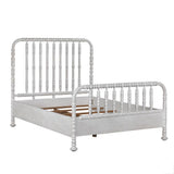 NOIR Bachelor Bed Queen White Wash