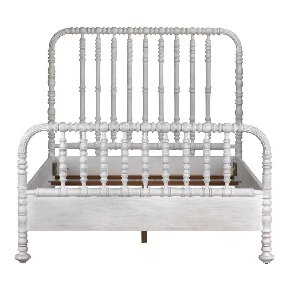 NOIR Bachelor Bed Queen White Wash