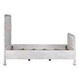 NOIR Bachelor Bed Queen White Wash