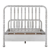 NOIR Bachelor Bed Queen White Wash
