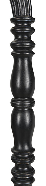 NOIR Bachelor Bed Twin Hand Rubbed Black