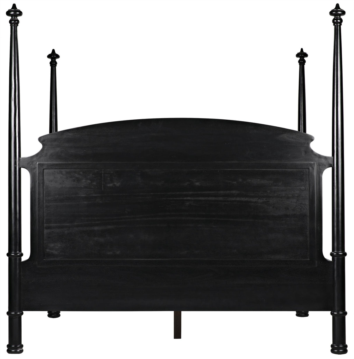 NOIR New Douglas Bed Eastern King Hand Rubbed Black