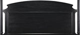 NOIR New Douglas Bed Eastern King Hand Rubbed Black