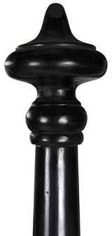 NOIR New Douglas Bed Eastern King Hand Rubbed Black