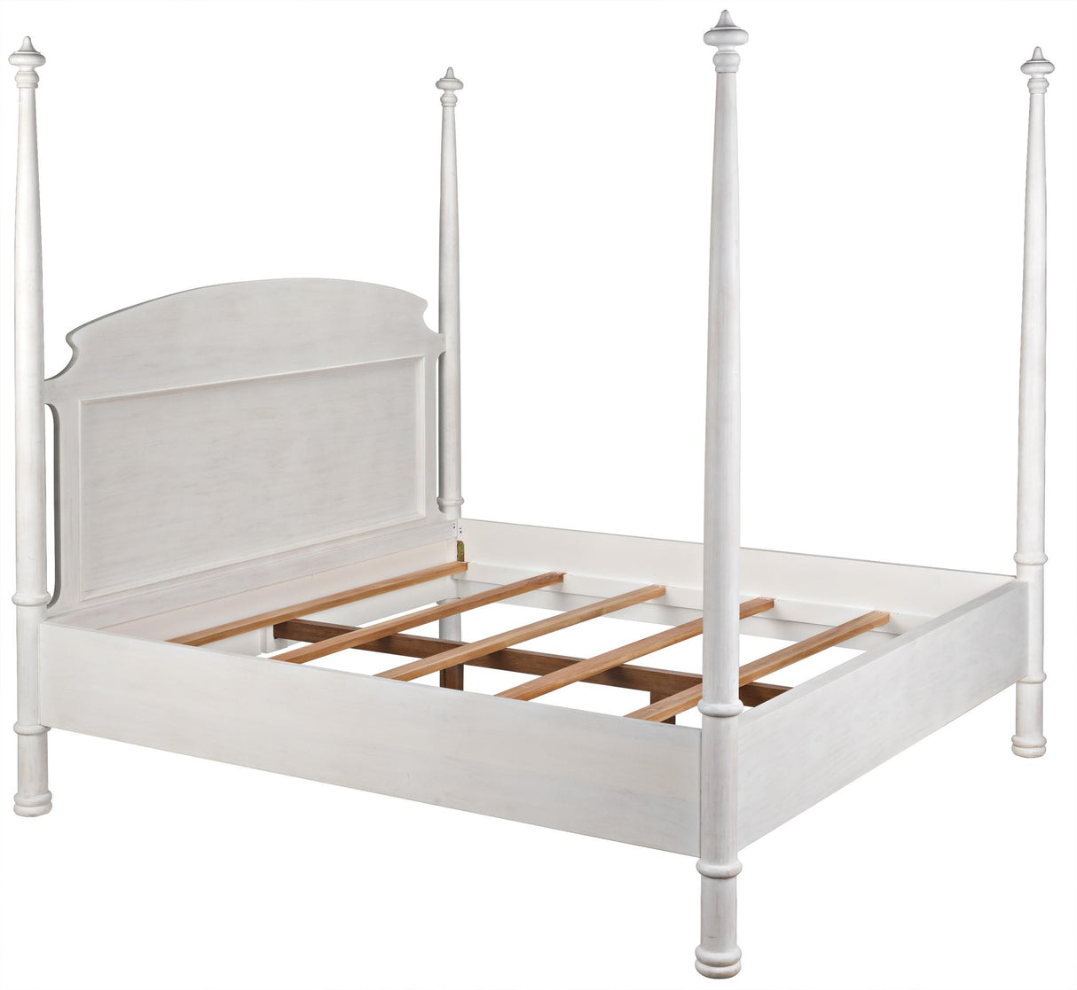 NOIR New Douglas Bed Eastern King White Wash