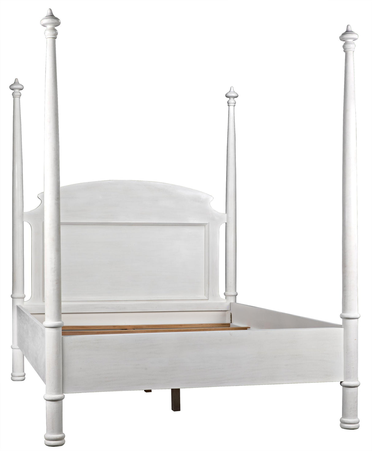 NOIR New Douglas Bed Queen White Washed