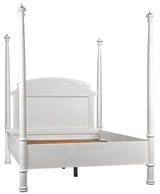 NOIR New Douglas Bed Queen White Washed