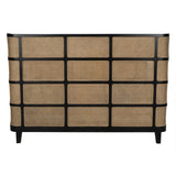 NOIR Porto Bed Eastern King Hand Rubbed Black