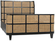 NOIR Porto Bed Queen Hand Rubbed Black