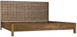 NOIR Quinnton Bed Eastern King Teak