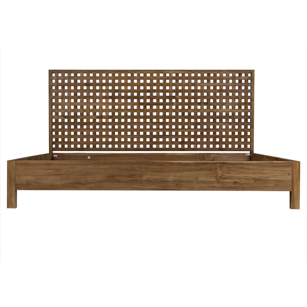 NOIR Quinnton Bed Eastern King Teak