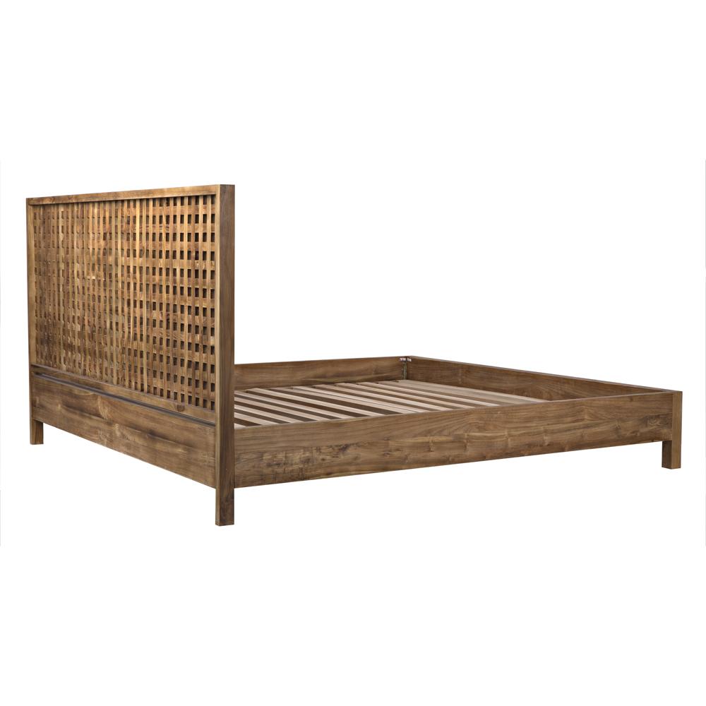 NOIR Quinnton Bed Eastern King Teak