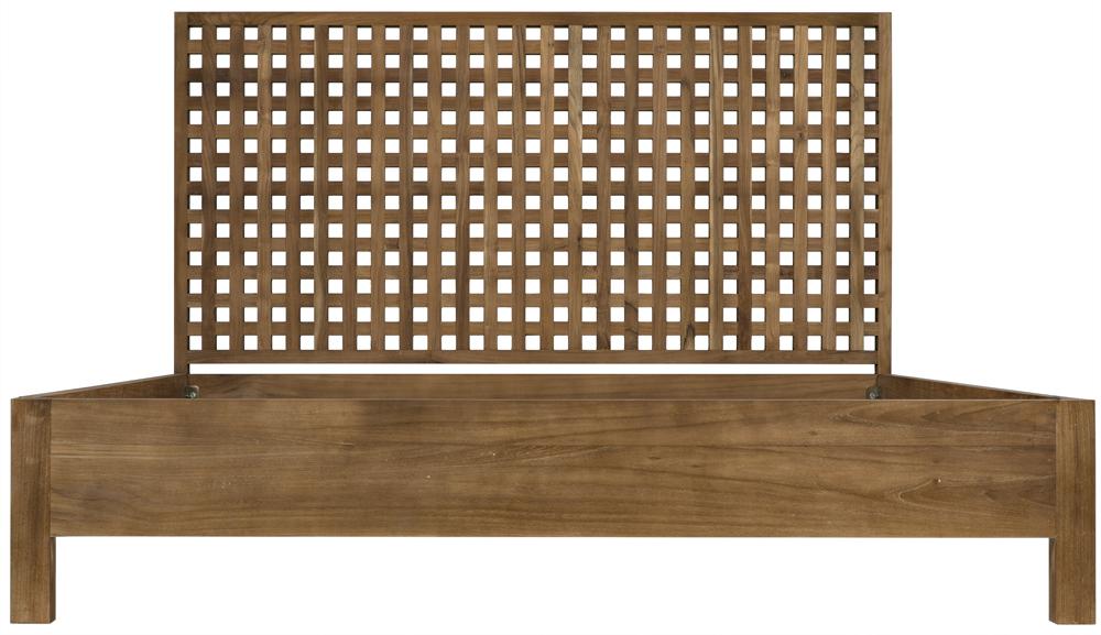 NOIR Quinnton Bed Queen Teak