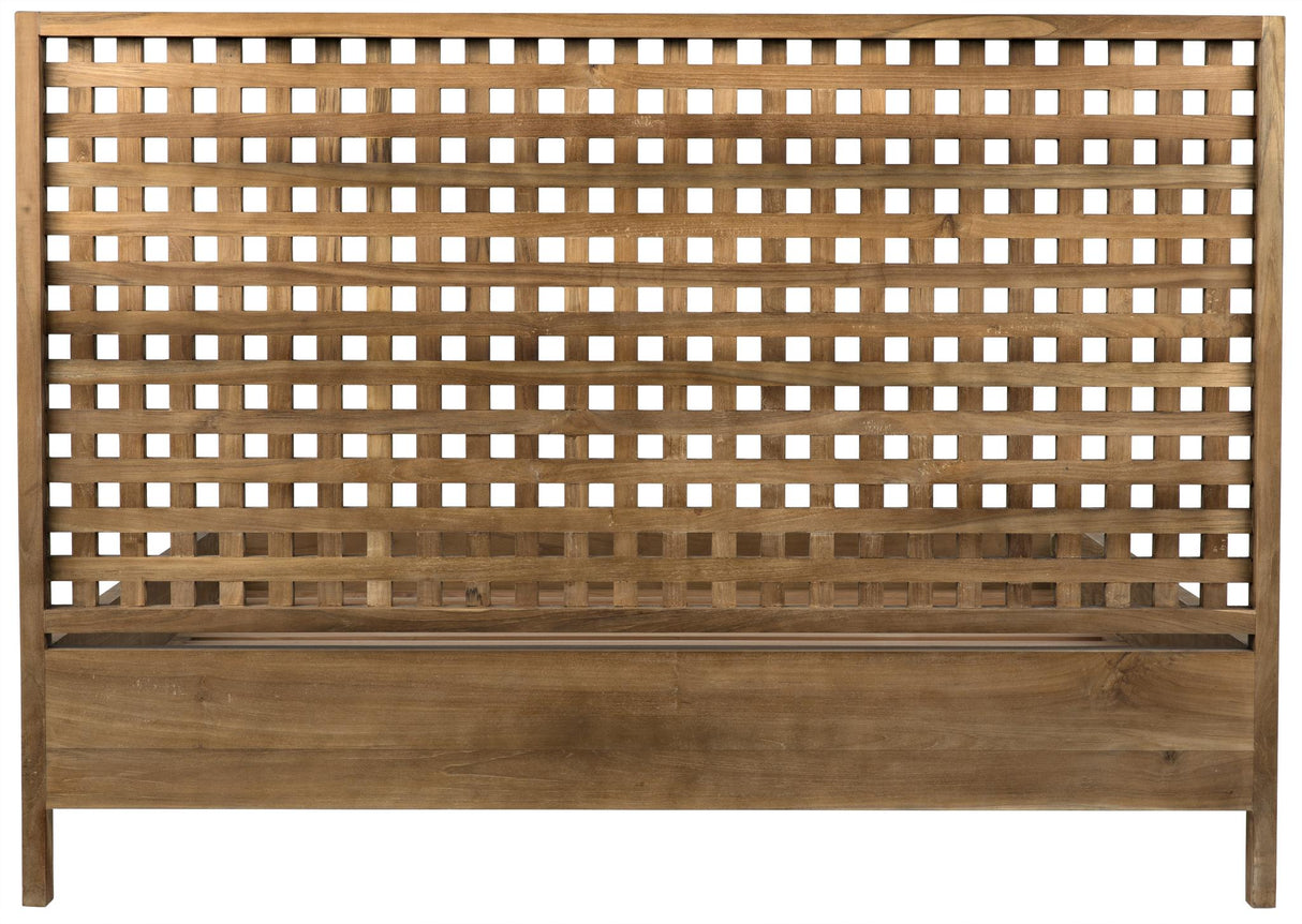 NOIR Quinnton Bed Queen Teak