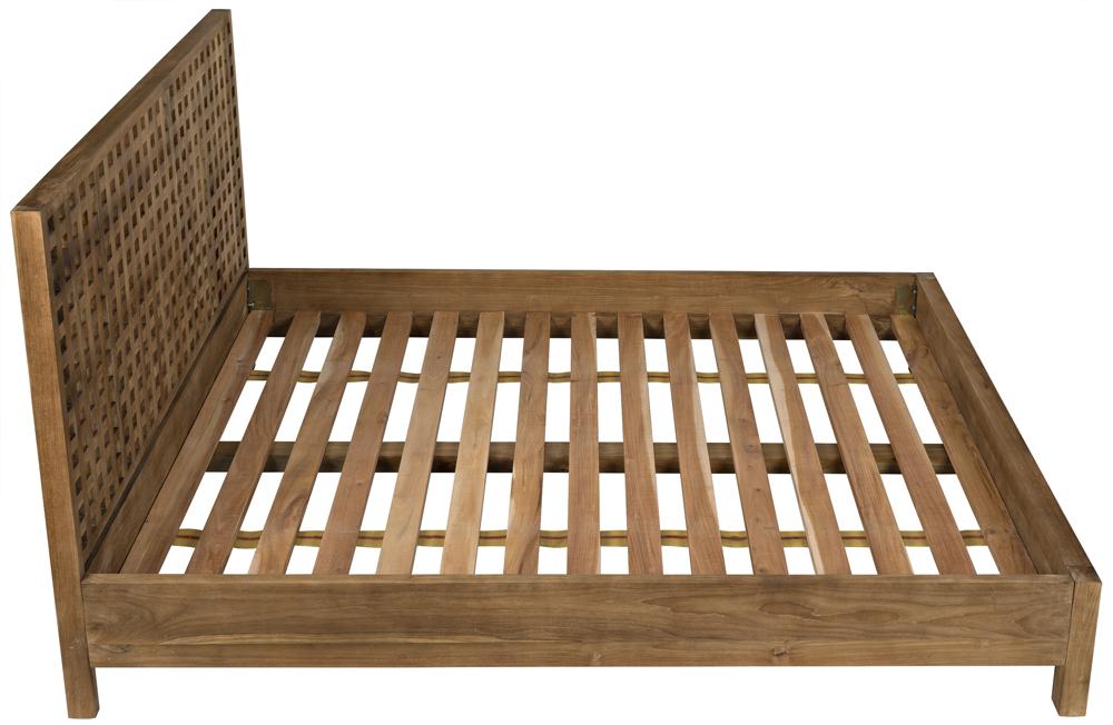 NOIR Quinnton Bed Queen Teak