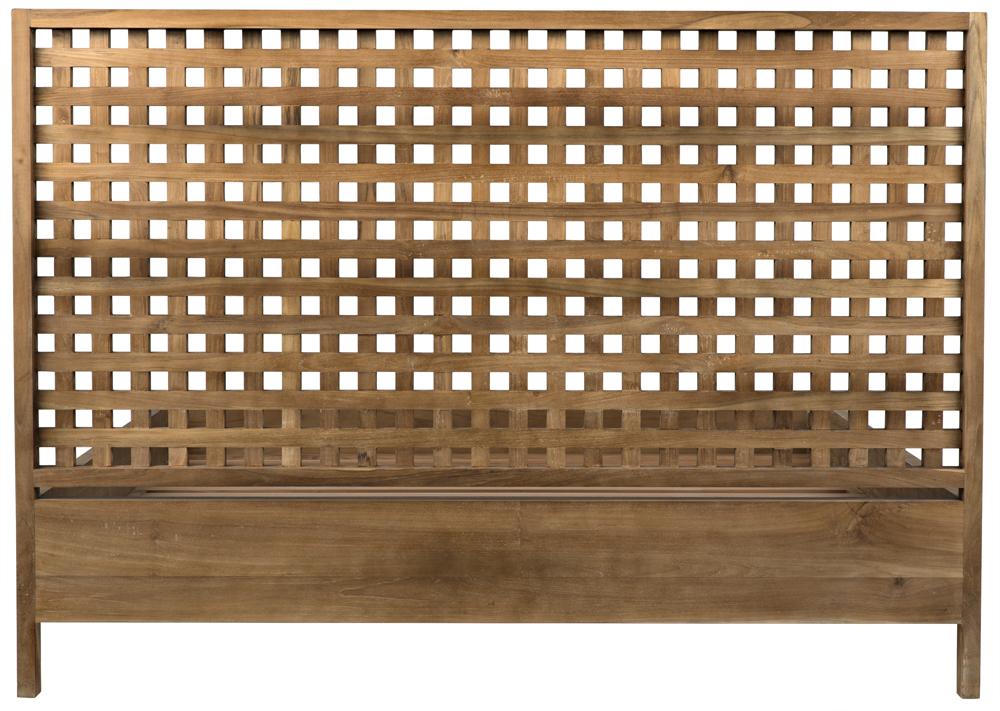 NOIR Quinnton Bed Queen Teak