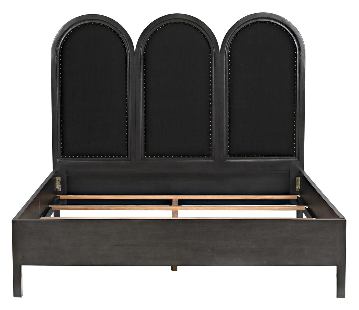 NOIR Arch Bed Eastern King Pale