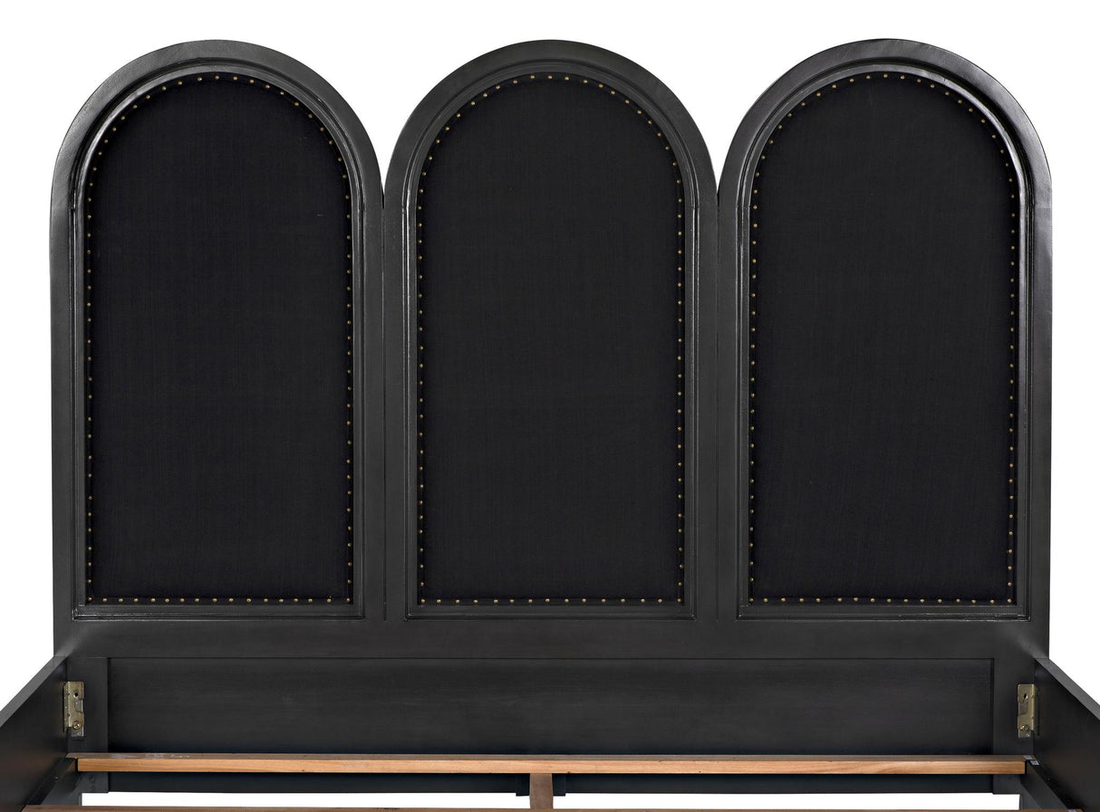 NOIR Arch Bed Eastern King Pale