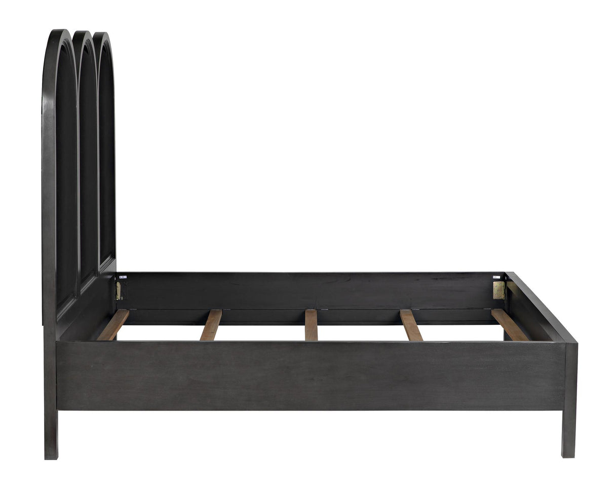 NOIR Arch Bed Eastern King Pale