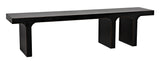 NOIR Kir Bench Hand Rubbed Black