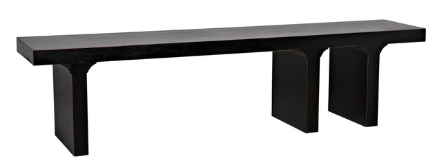 NOIR Kir Bench Hand Rubbed Black