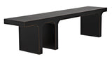 NOIR Kir Bench Hand Rubbed Black