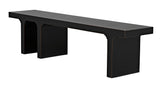 NOIR Kir Bench Hand Rubbed Black