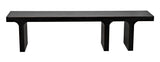NOIR Kir Bench Hand Rubbed Black