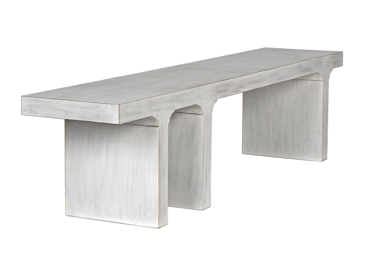 NOIR Kir Bench White Wash