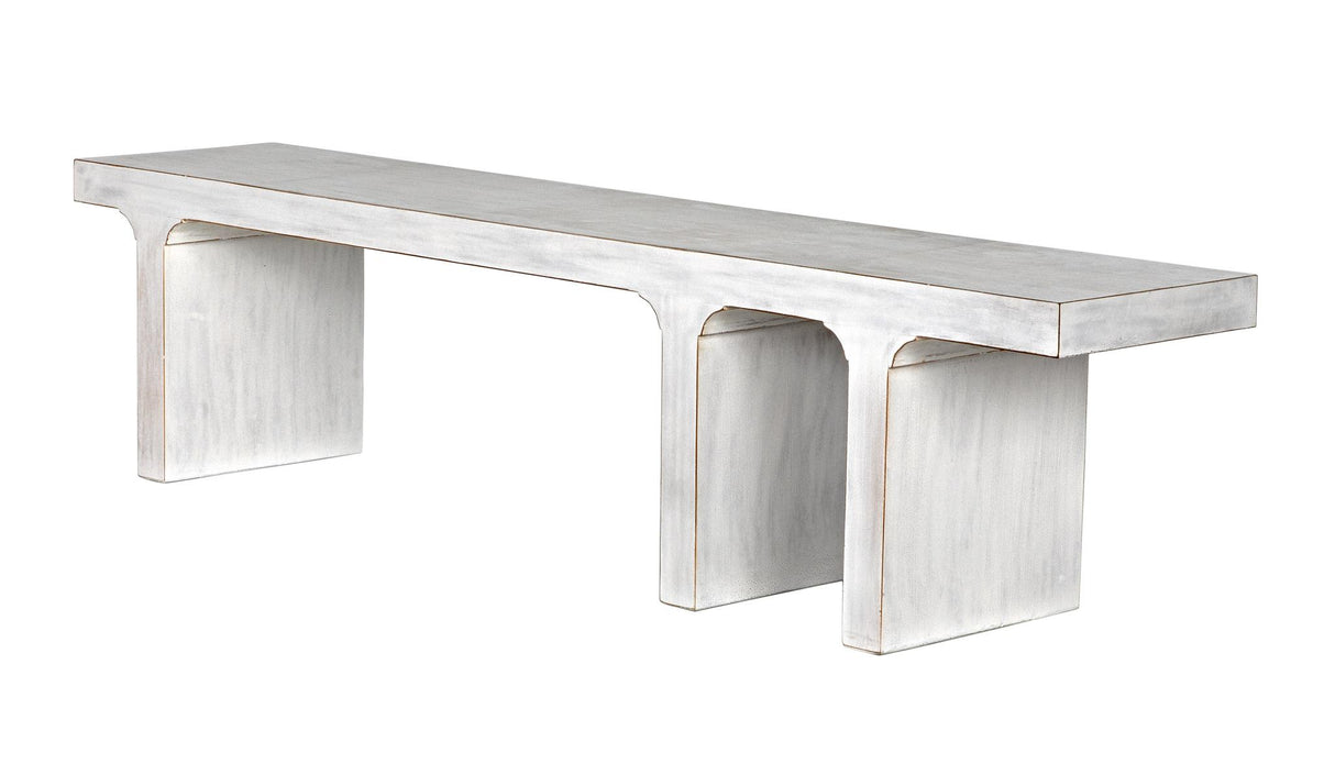NOIR Kir Bench White Wash