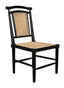 NOIR Colonial Bamboo Side Chair Hand Rubbed Black
