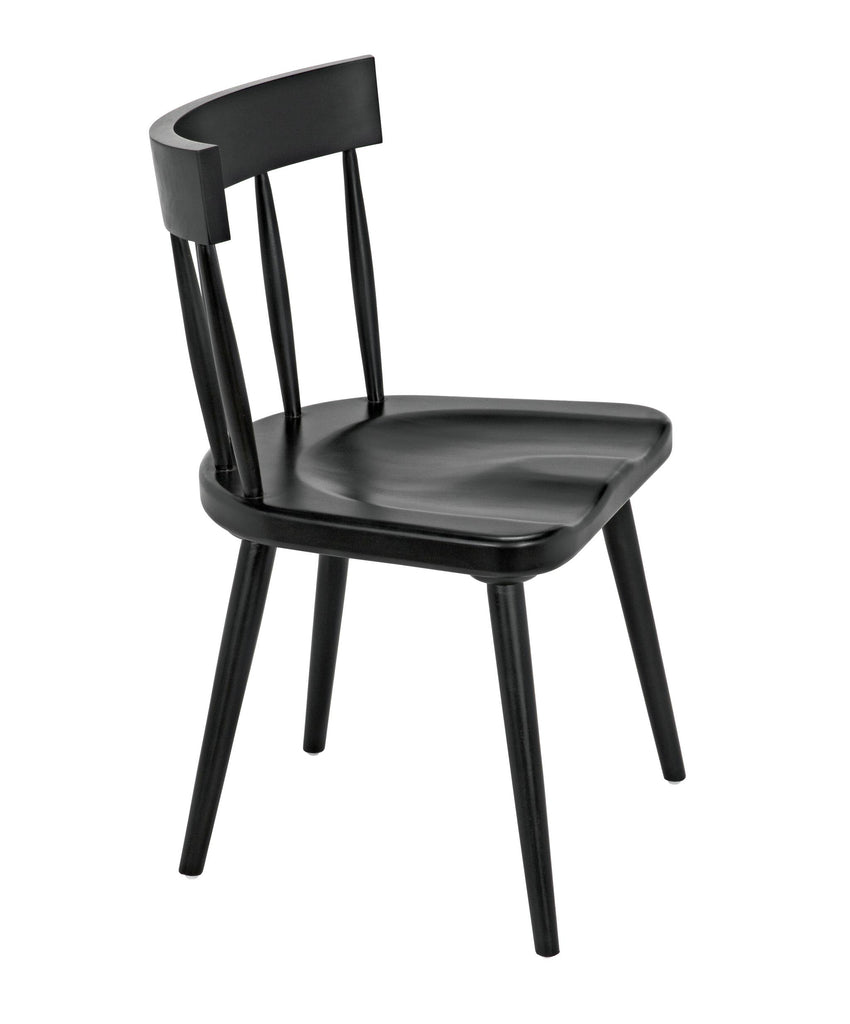 NOIR Esme Chair Hand Rubbed Black