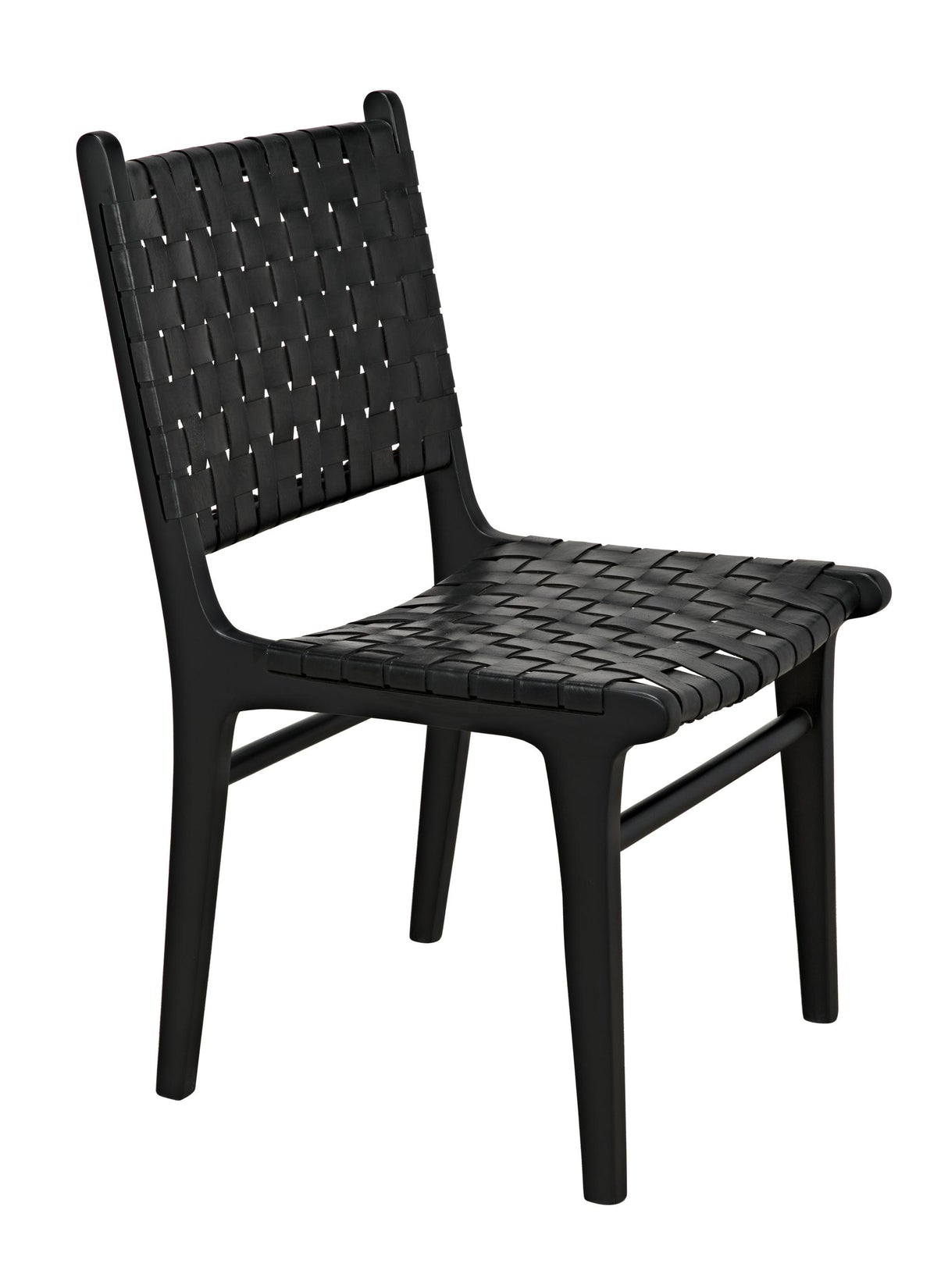 NOIR Dede Dining Chair Leather Black