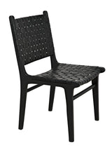 NOIR Dede Dining Chair Leather Black