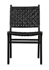 NOIR Dede Dining Chair Leather Black