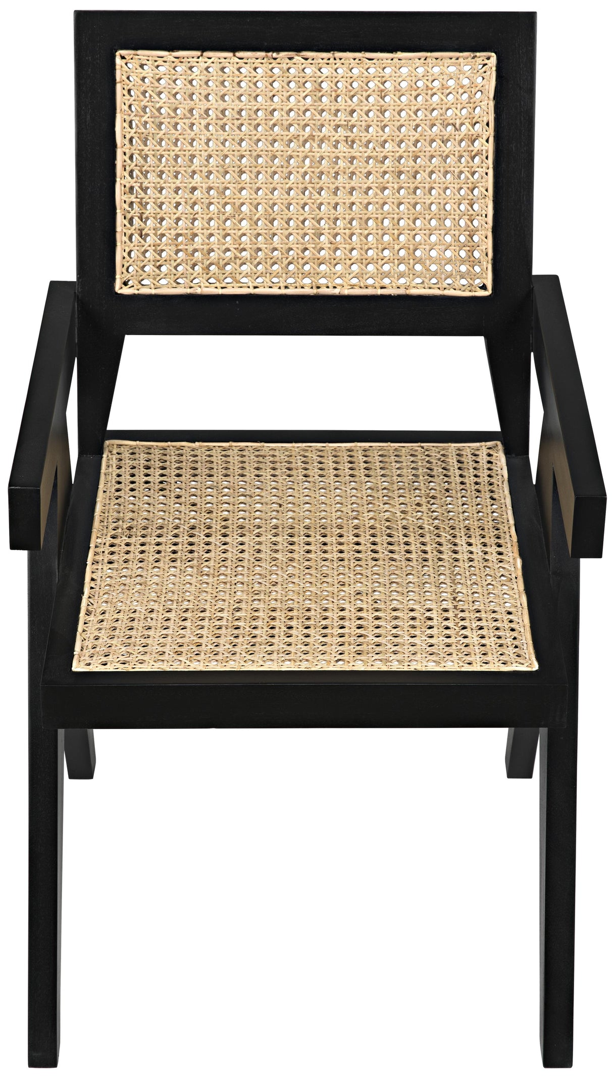 NOIR Jude Chair with Caning Black