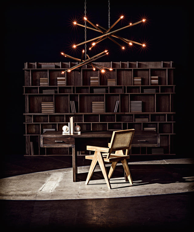 NOIR Jude Chair with Caning Teak