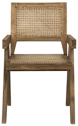 NOIR Jude Chair with Caning Teak