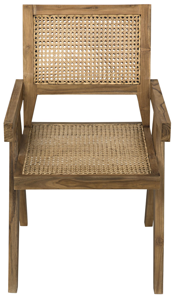 NOIR Jude Chair with Caning Teak