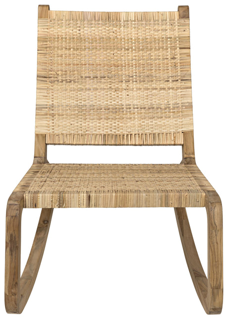 NOIR Las Palmas Chair Teak with Woven